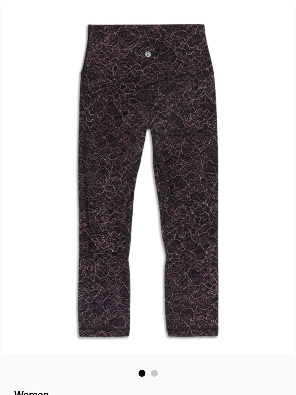 Lululemon Lacescape Spanish rose black